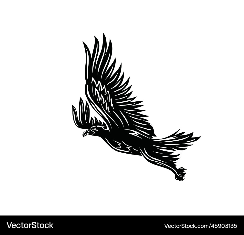Eagle flying logo Royalty Free Vector Image - VectorStock