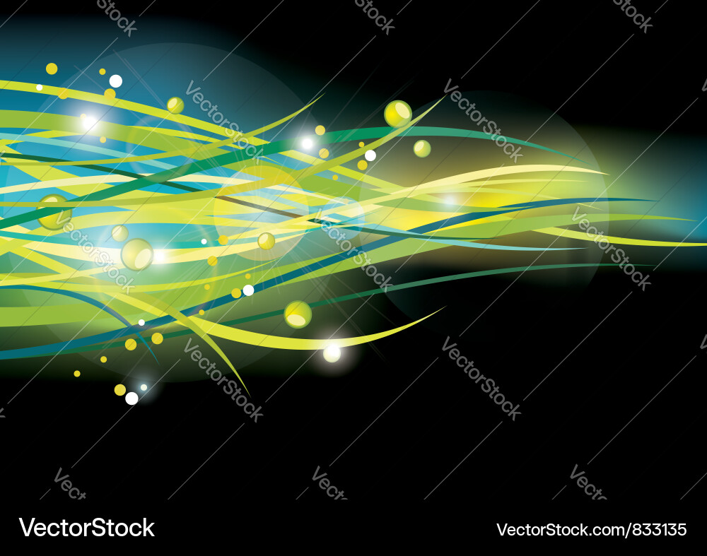 Green lines abstract background Vector Image
