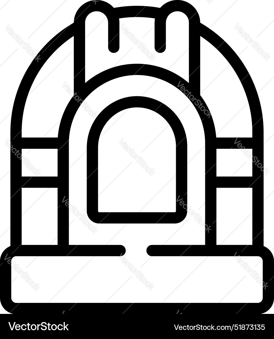 Igloo building kit with blocks of ice for winter Igloo building kit with blocks of ice for winter vector image