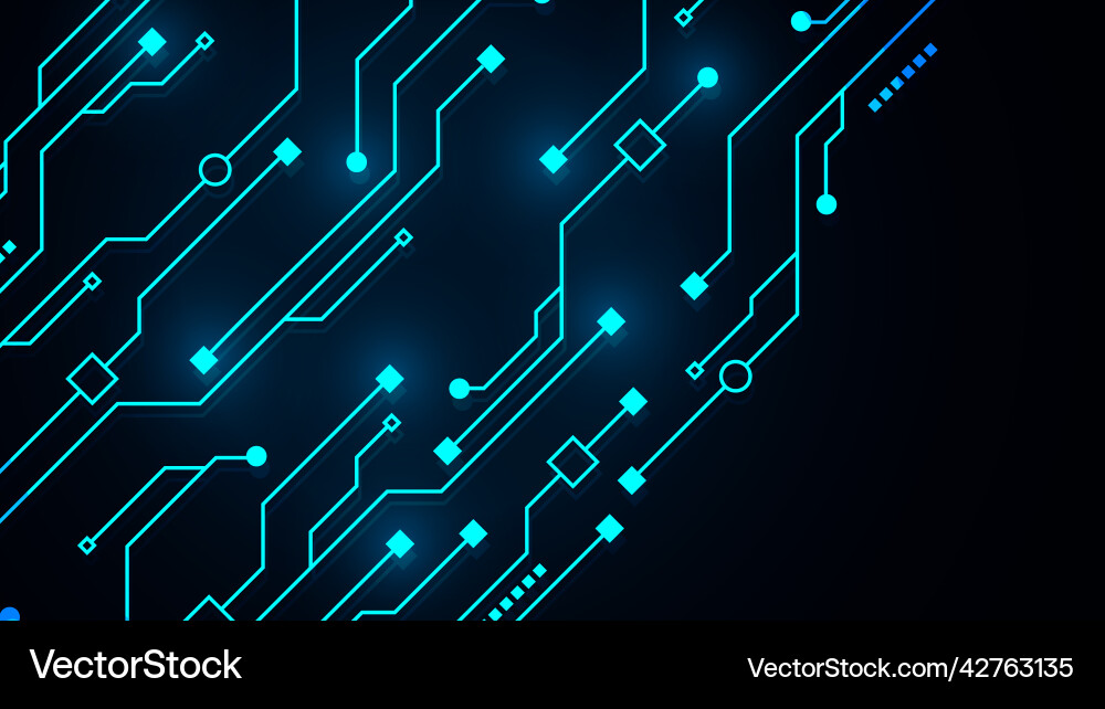 Technologie Hintergrund mit Hi-Tech Digital Technologie Hintergrund mit Hi-Tech Digital vektorbild