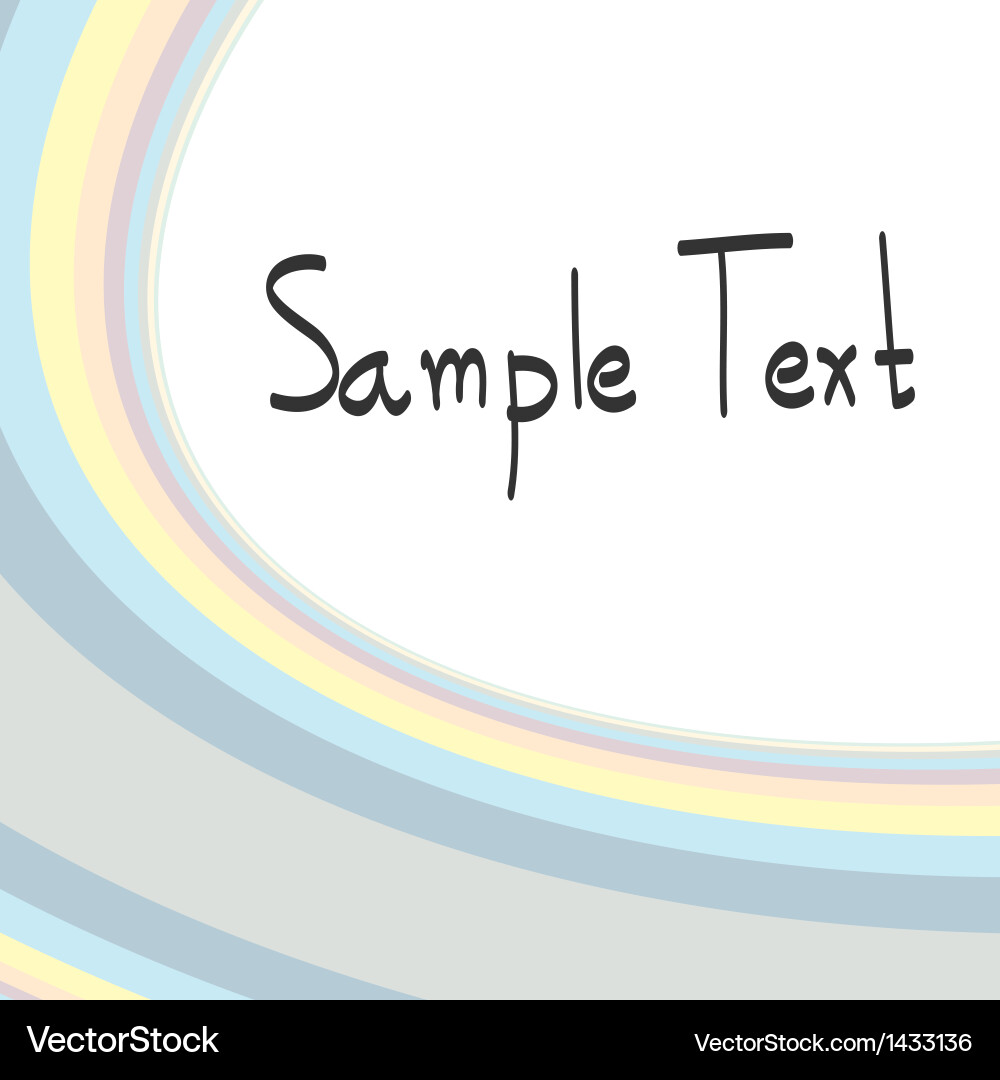 Abstract backgrounds sample text vector image