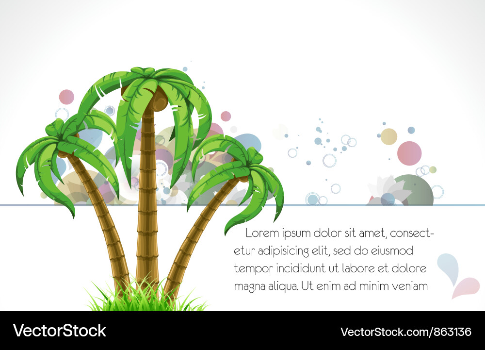 Abstract summer background Vector Image