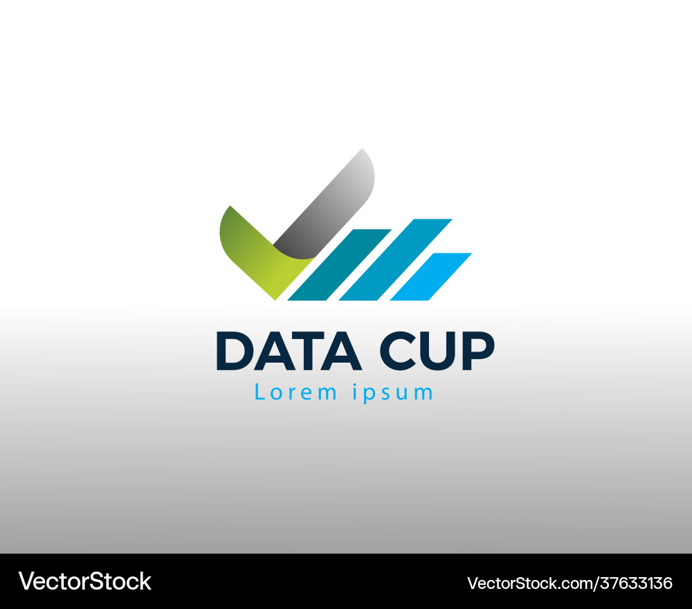 Check data logo Check data logo Vector Image