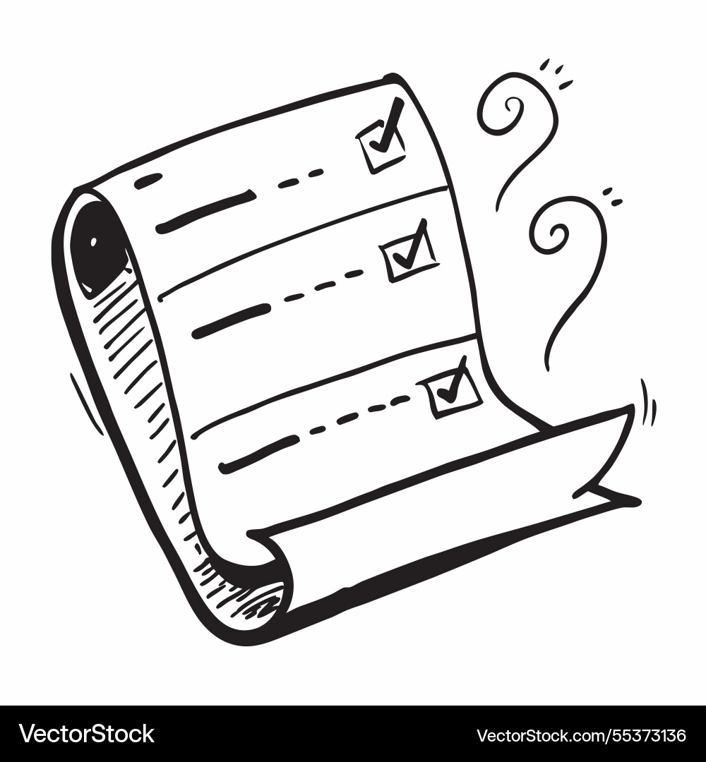 Checklist symbol with copy space for website Vector Image
