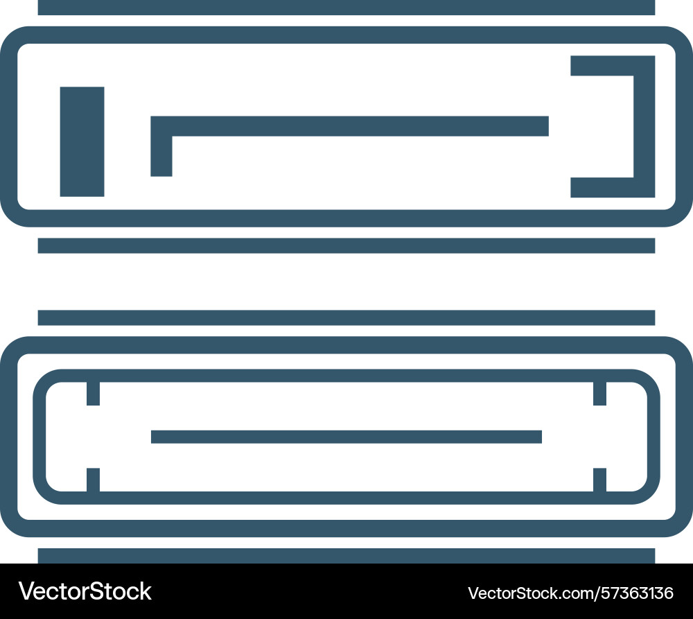 Computer port icon design Vector Image