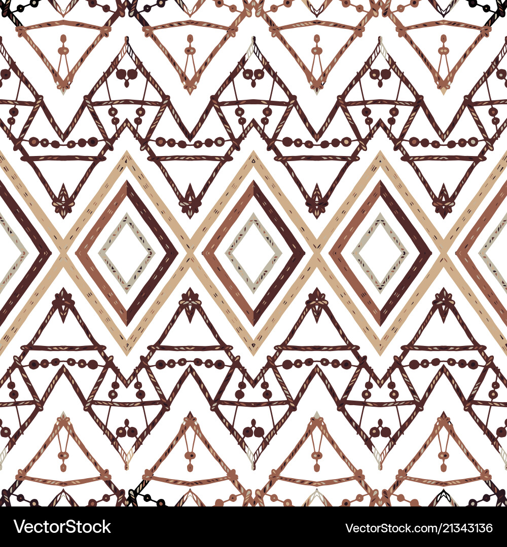 Geometric Zigzag Pattern vector image