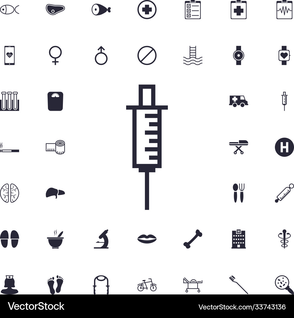 Injektion Icon Injektion Icon vektorbild
