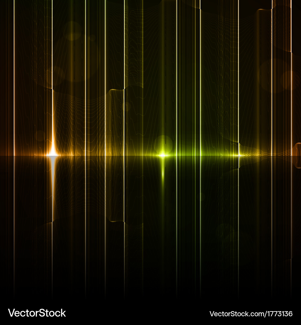 Technology template neon abstract reflection lines Vector Image