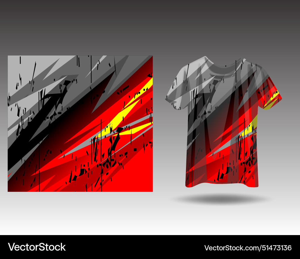Tshirt sport grunge background for extreme jersey Tshirt sport grunge background for extreme jersey vector image