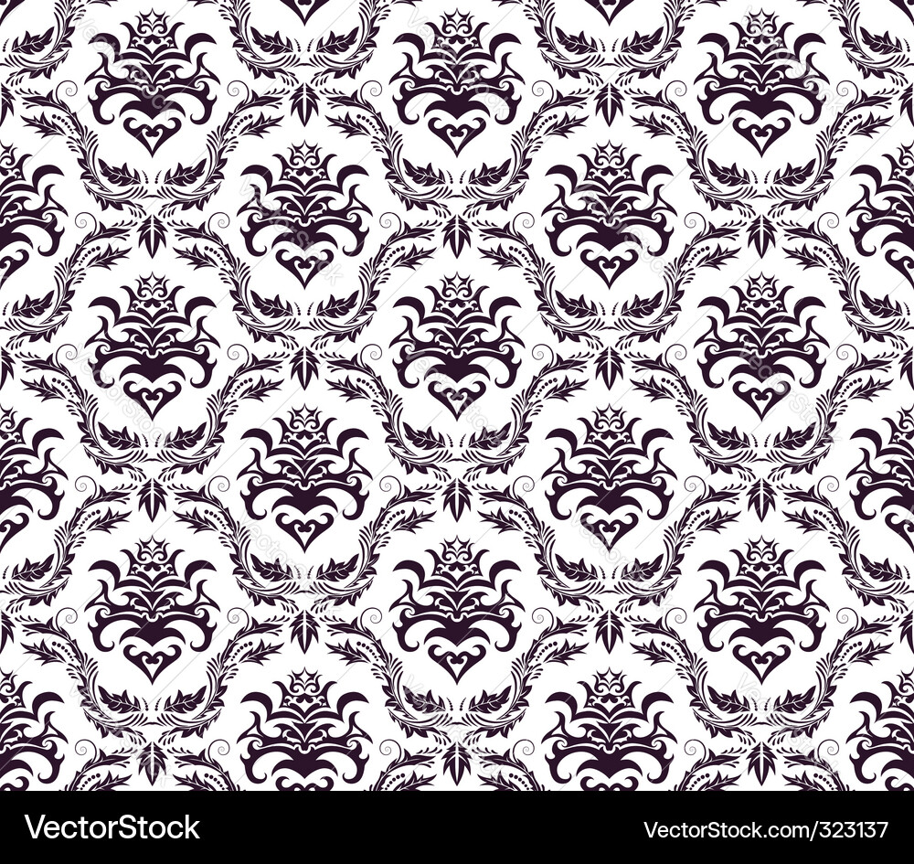 Damask pattern Vector Image