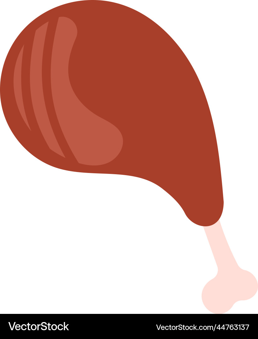 Gebratene Hühnerikone gegrilltes Fleisch leckeres Essen Gebratene Hühnerikone gegrilltes Fleisch leckeres Essen Vektorbild