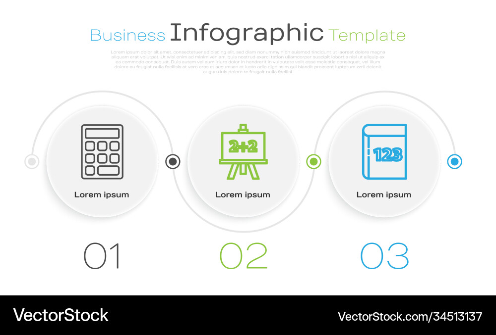 Set line triangle math calculator and test Set line triangle math calculator and test vector image