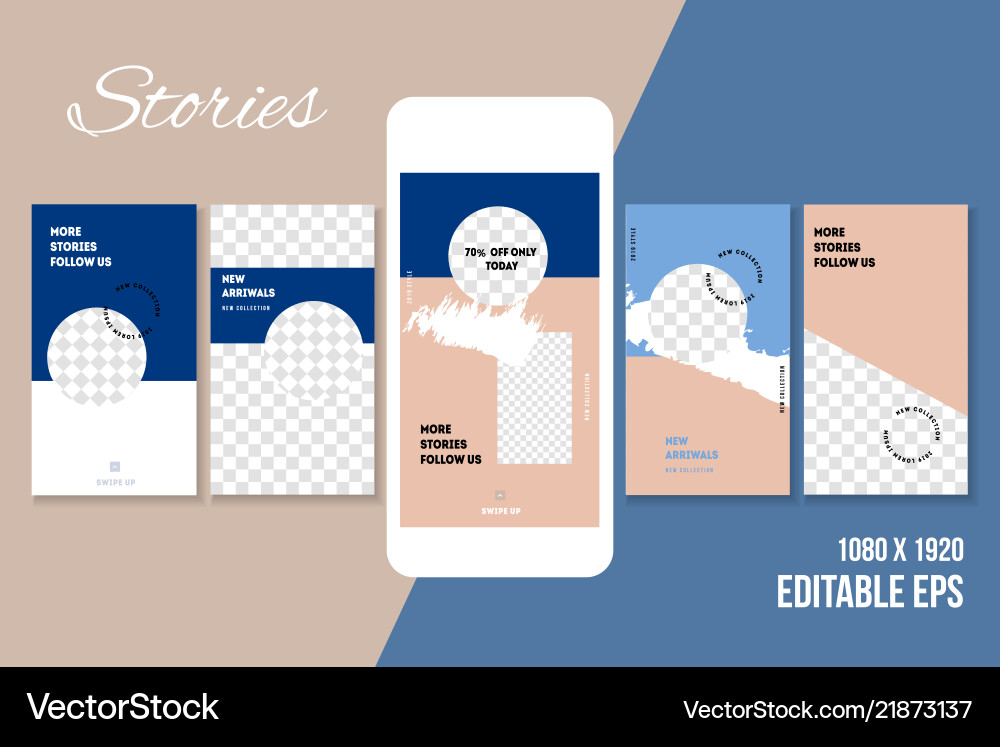 Stories Stories vector image