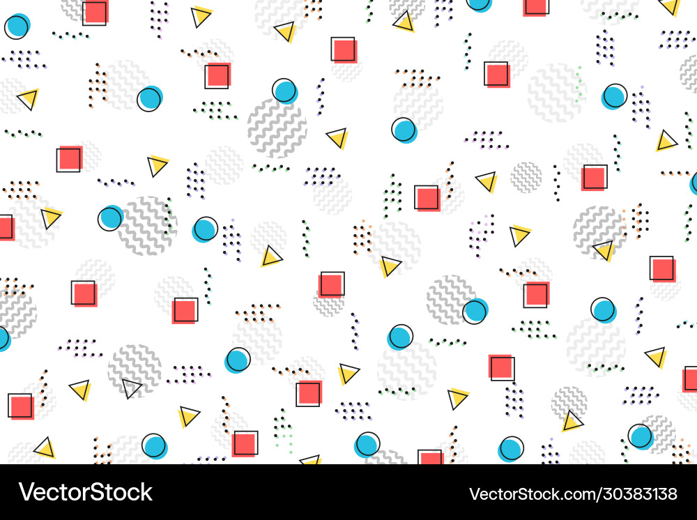 Abstract color geometric pattern design template Abstract color geometric pattern design template vector image