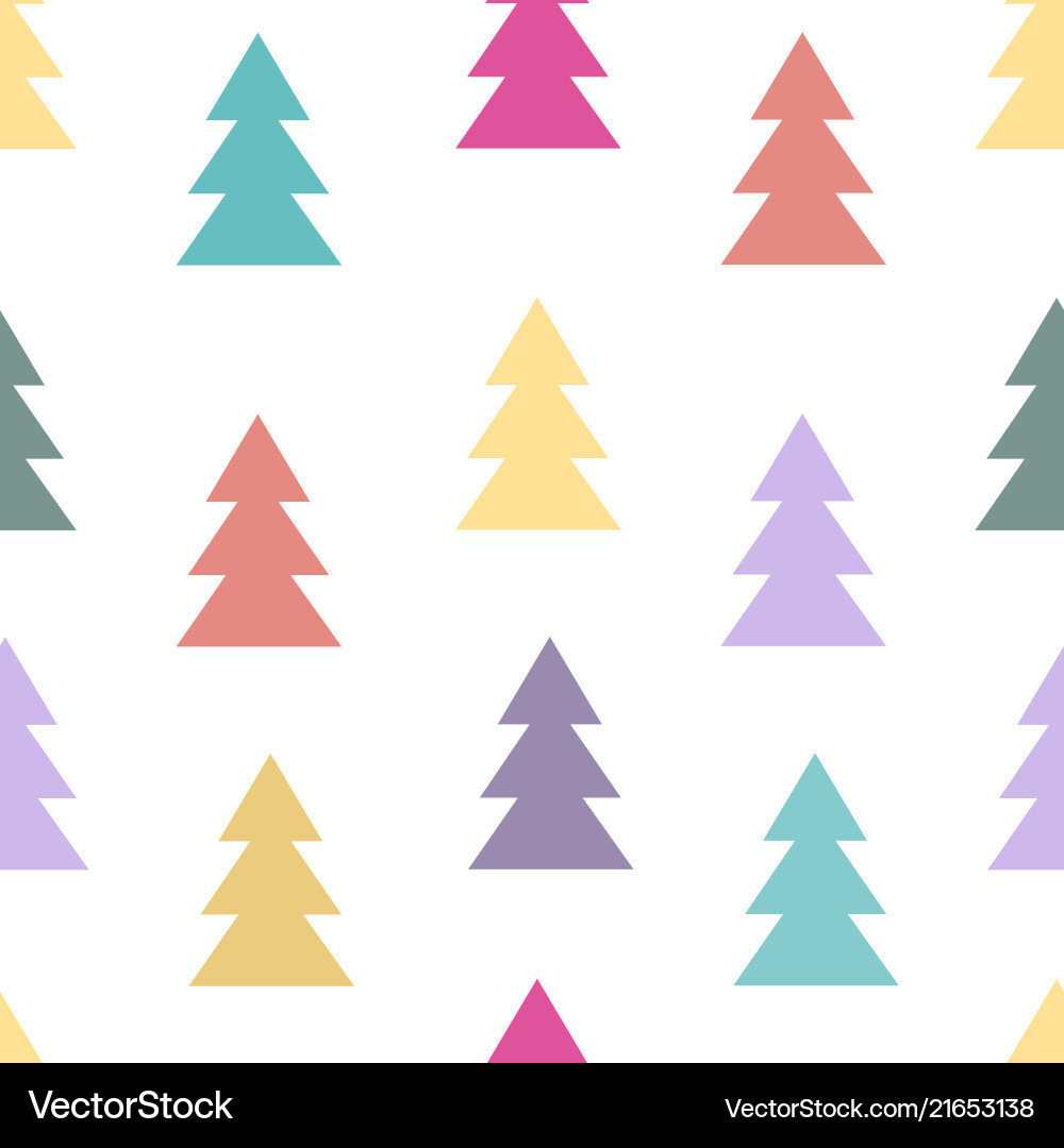 Abstract Fir Tree Pattern vector image