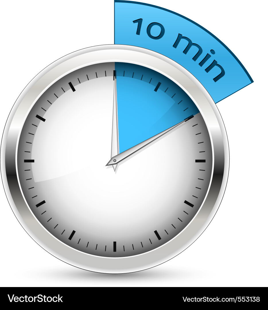 Digital Timer Clock vector image