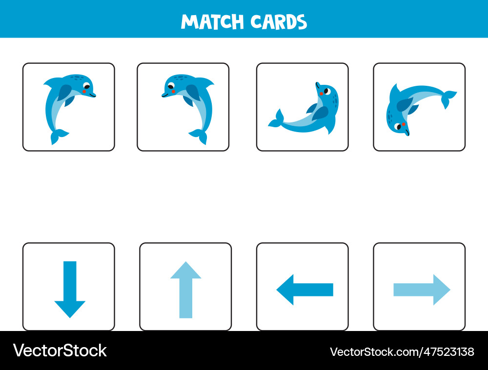 Left right up or down spatial orientation Left right up or down spatial orientation vector image