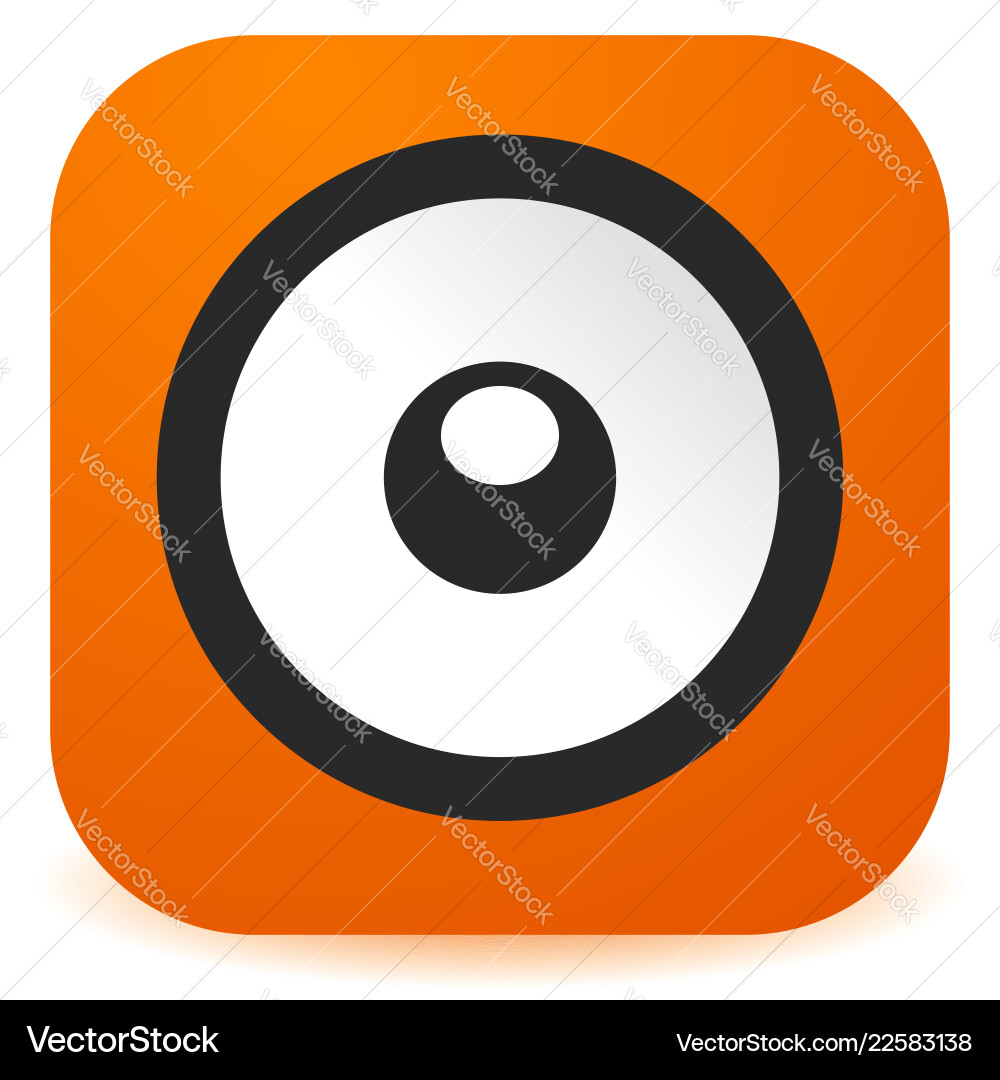 Speaker icon in flat style easy to change color Speaker icon in flat style easy to change color Vector Image