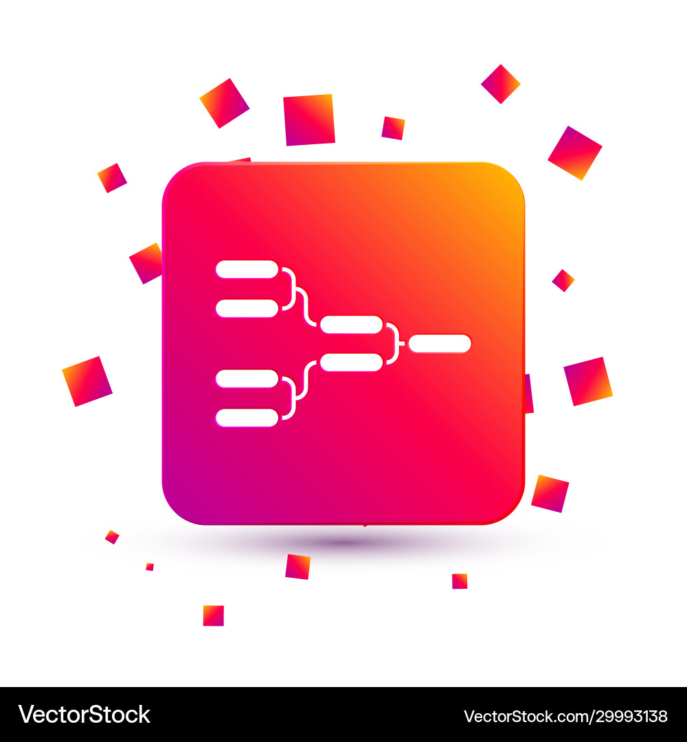 White results and standing tables scoreboard Vector Image