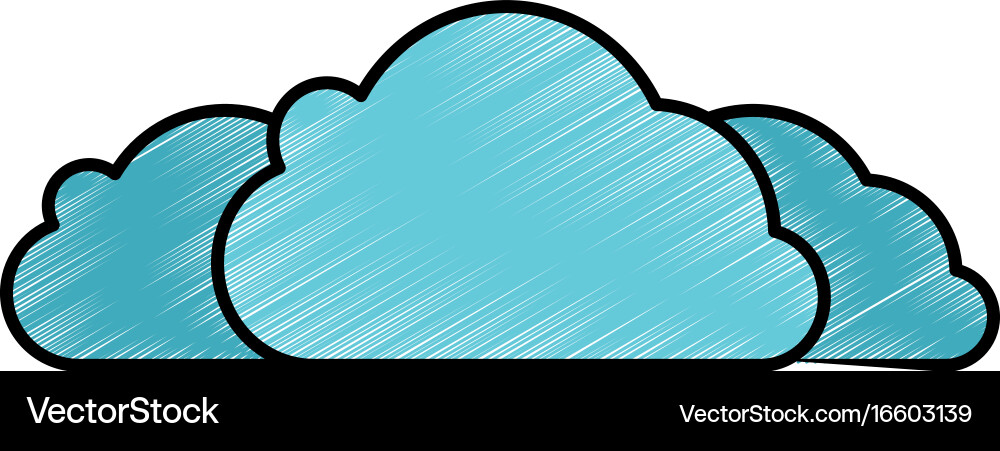 Cloud computing symbol Vector Image