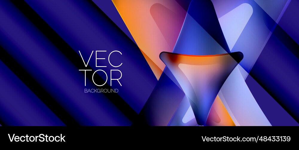 Fluid gradient arrow abstract vibrant arrows Vector Image