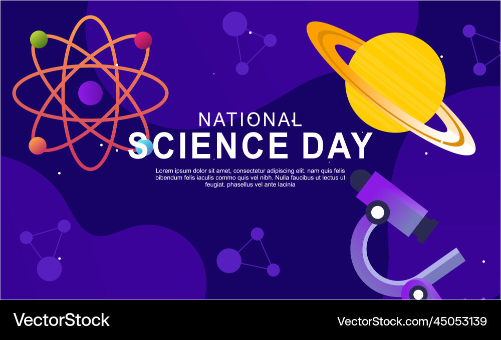 Gradient science twitch background design template vector image