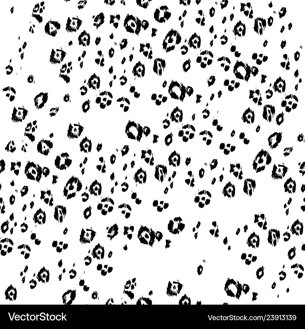Leopard spotted skin Leopard spotted skin Vector Image