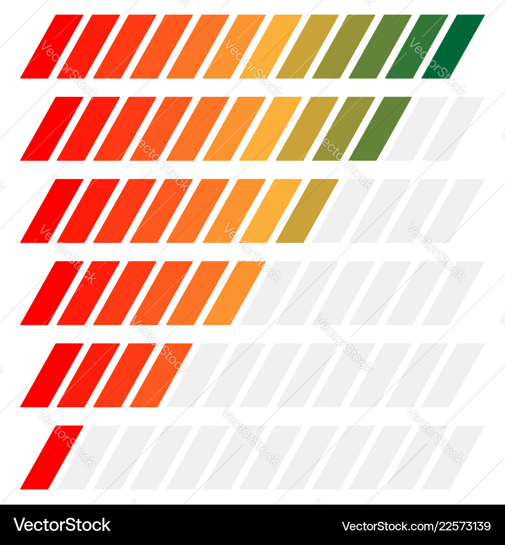 Progress or loading bar indicator element vector image