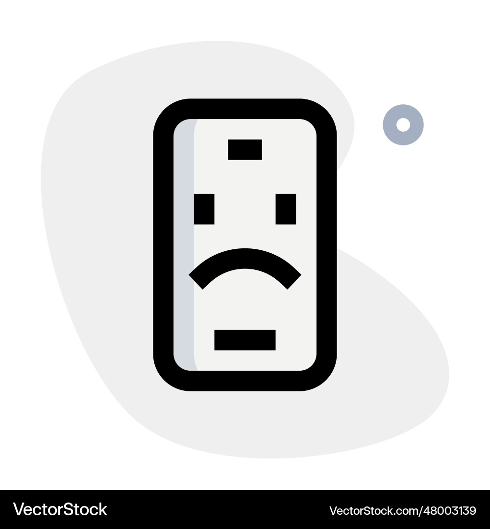 Smartphone system corrupted by hacker vector image