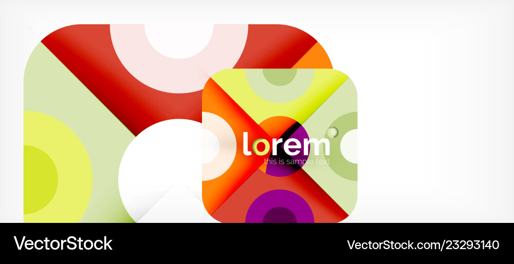 Abstract round elements composition background Abstract round elements composition background Vector Image