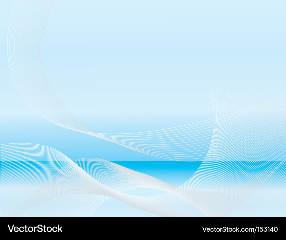Blue Swirl Background Vector Image