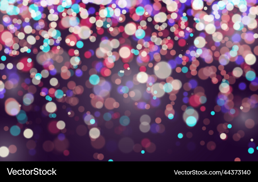 Fastival and party bokeh soft light abstract Vector Image