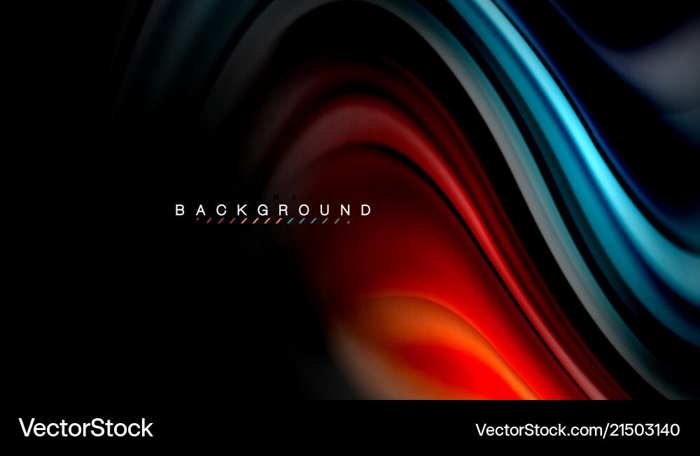 Fluid colors abstract background twisted liquid Fluid colors abstract background twisted liquid vector image