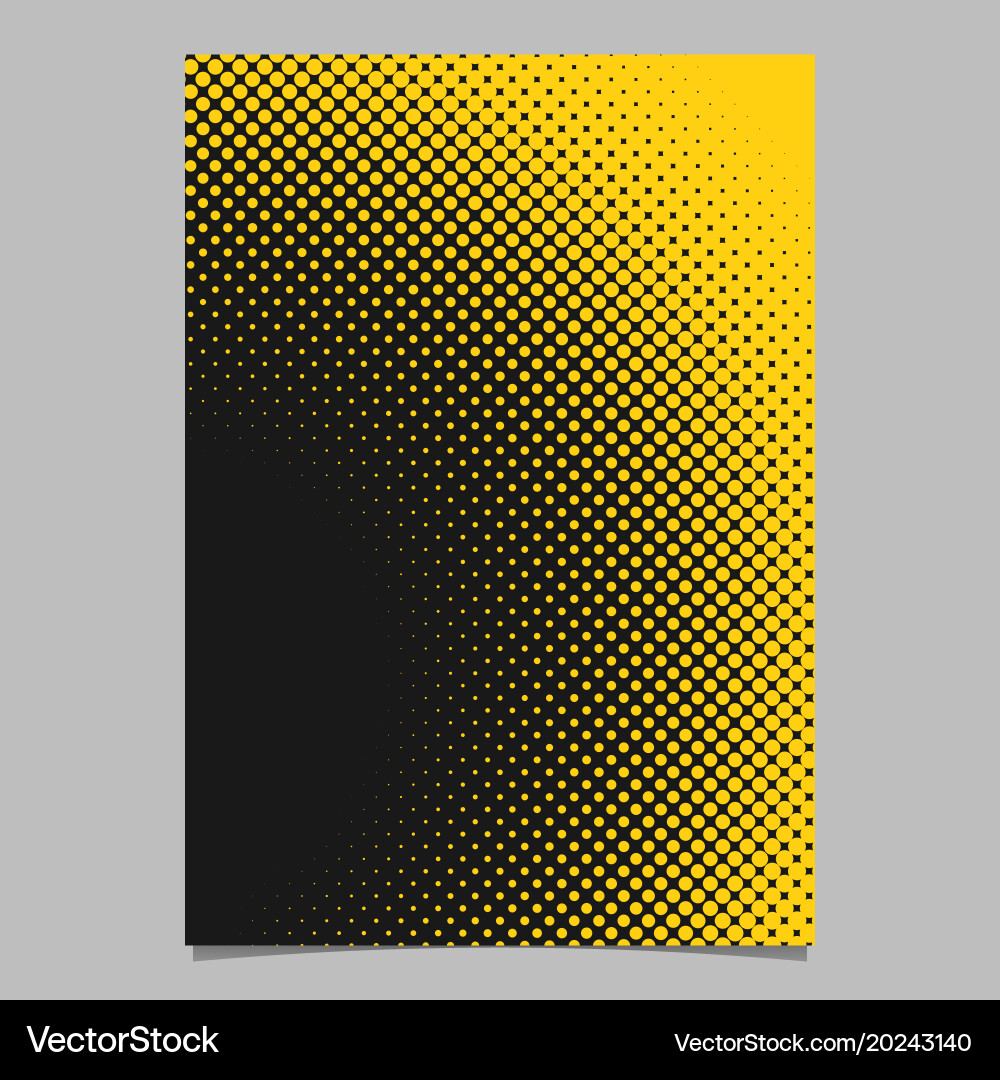 Geometrical halftone circle background pattern vector image