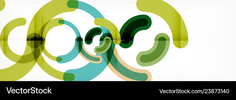 Linear design circle background Linear design circle background Vector Image