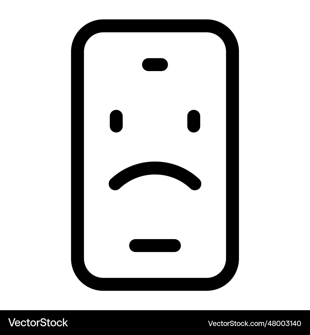 Smartphone system corrupted by hacker vector image