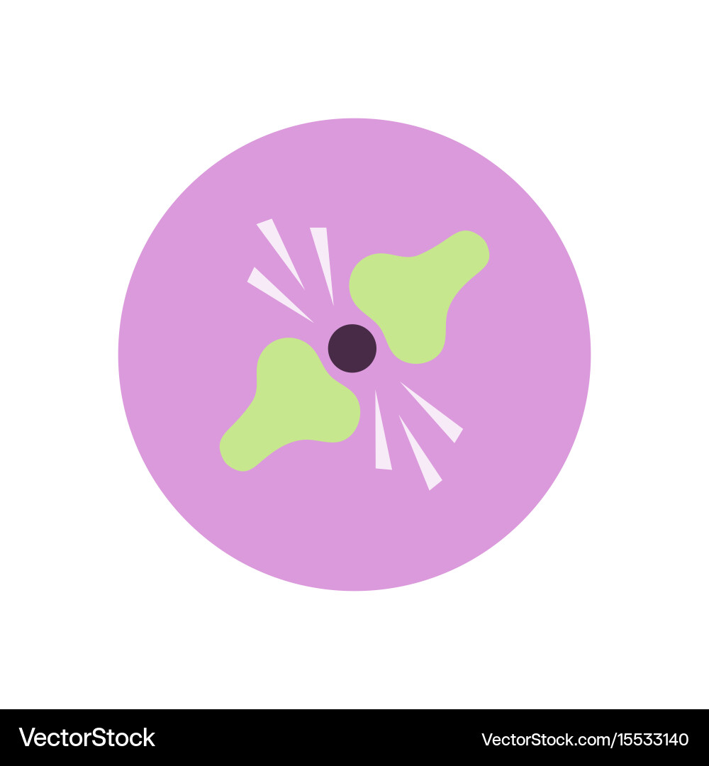 Stylish icon in color circle problems joints vector image