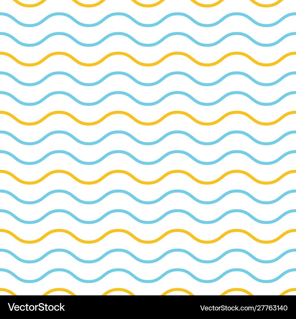Waves pattern geometric simple background Vector Image