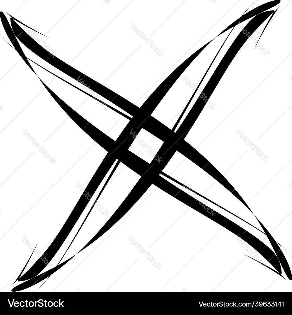 Abstract circular drawing amorphous nonfigurative Abstract circular drawing amorphous nonfigurative vector image