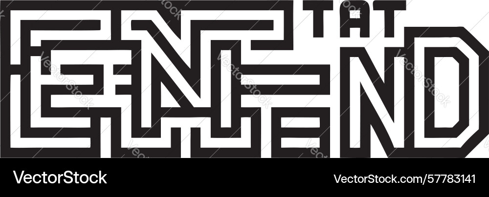 Geometric start and end abstract progress markers Vector Image