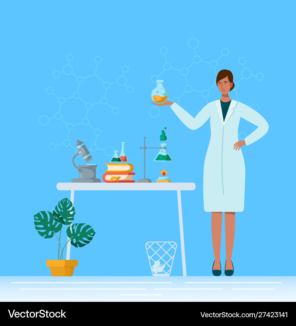 Laboratory flasks icon set Vector Image