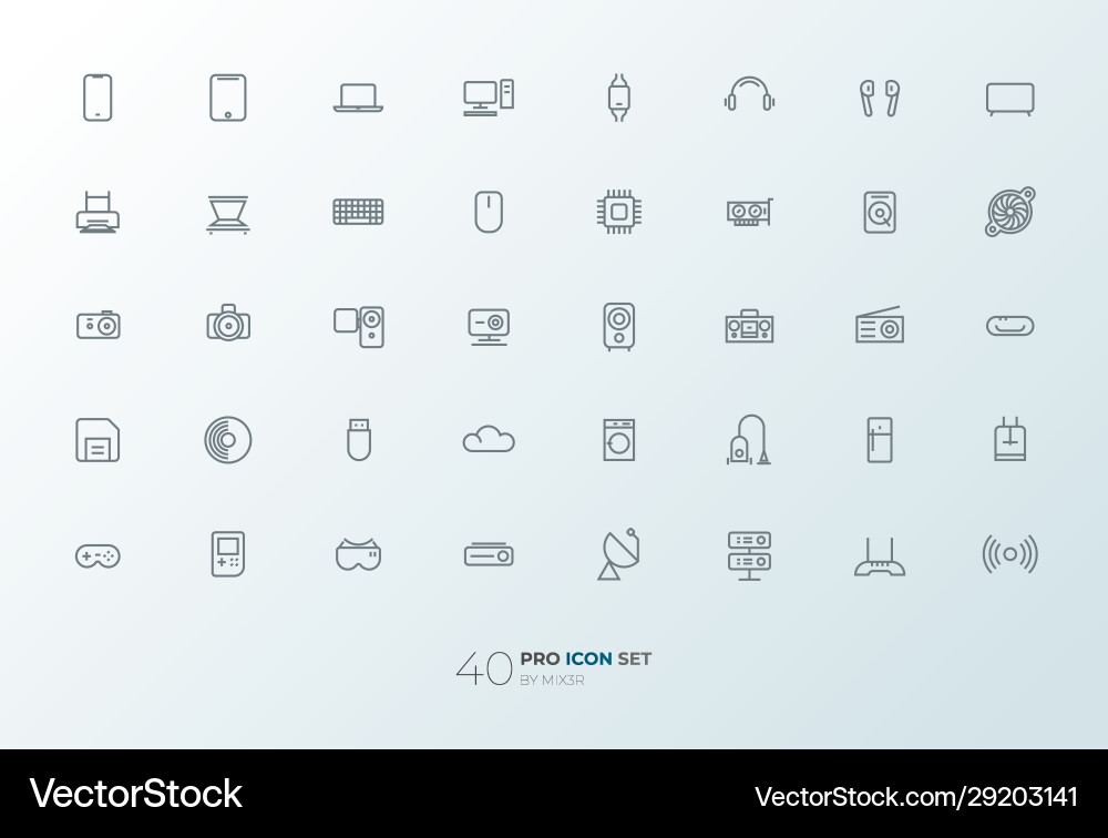 Line art simple icon set for web and applications Line art simple icon set for web and applications vector image