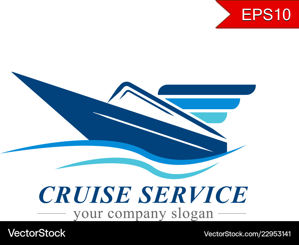Naval Cruise Ship Logo – Royalty-Free Vector | VectorStock, image size:1000x821