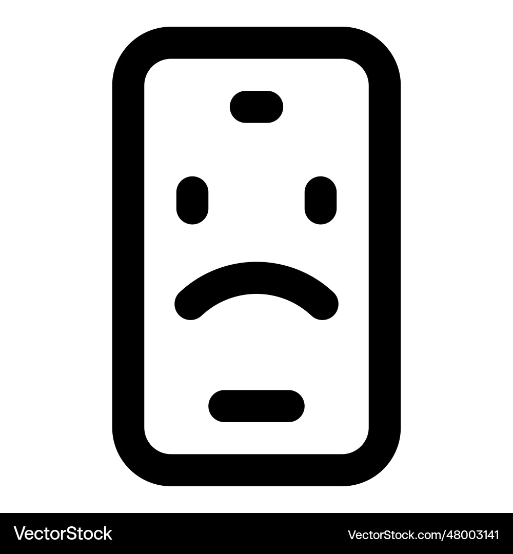 Smartphone system corrupted by hacker vector image