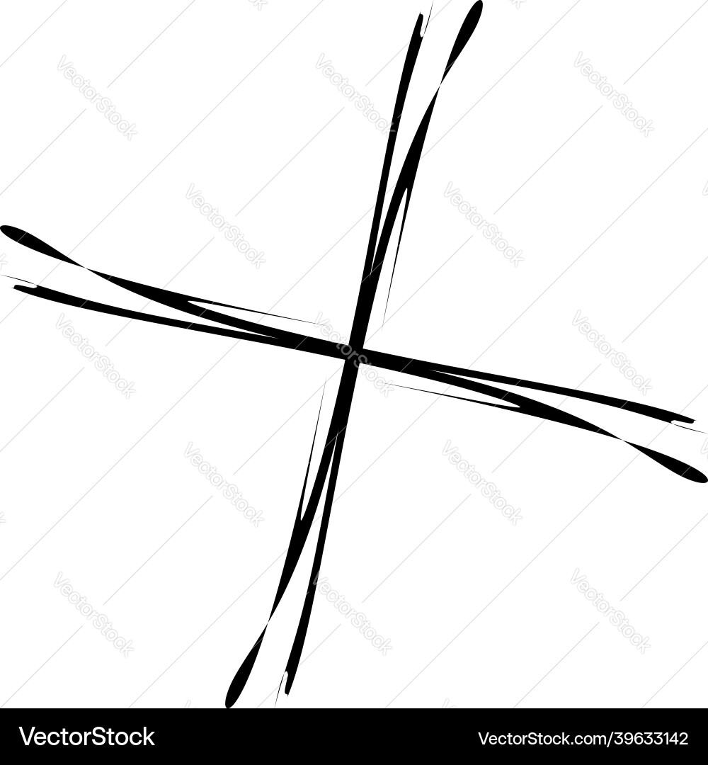 Abstract circular drawing amorphous nonfigurative Vector Image
