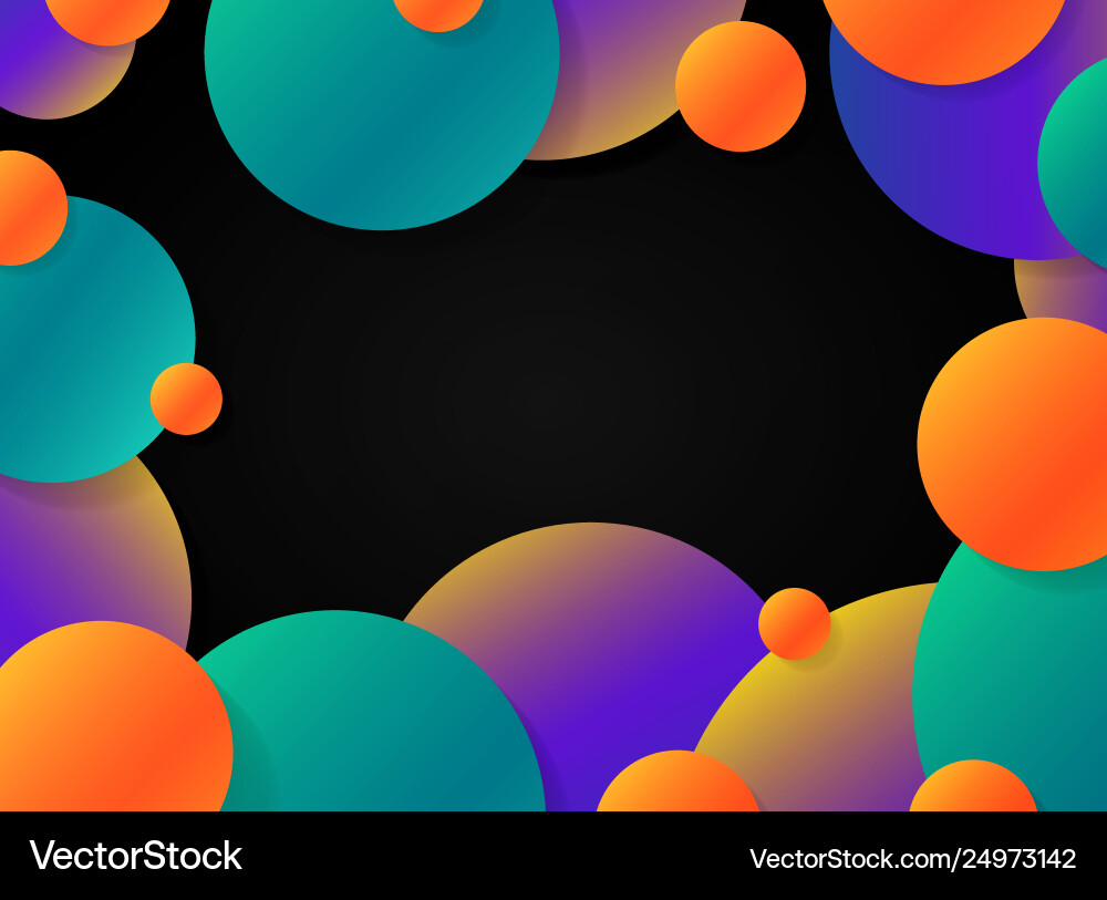 Abstract Orbs - Dynamic Motion vector image