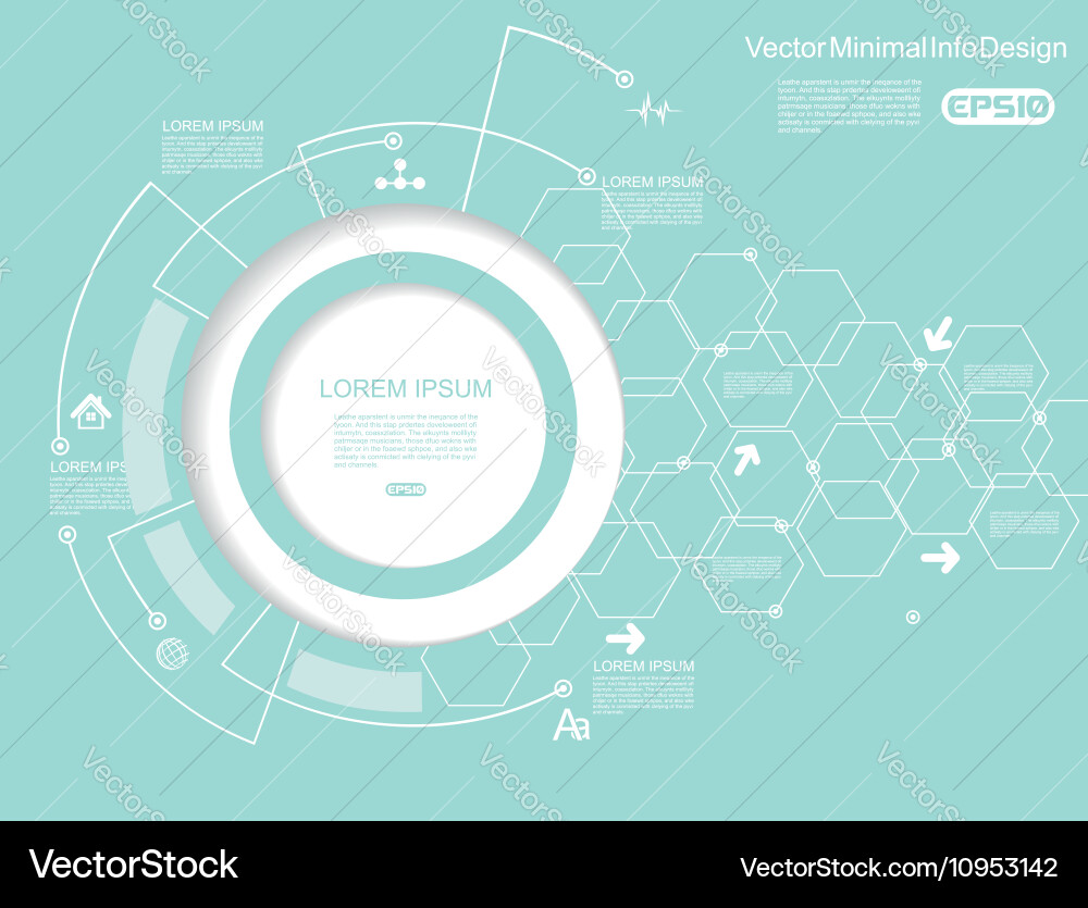 Futuristic Circuit Technology Background Vector Image