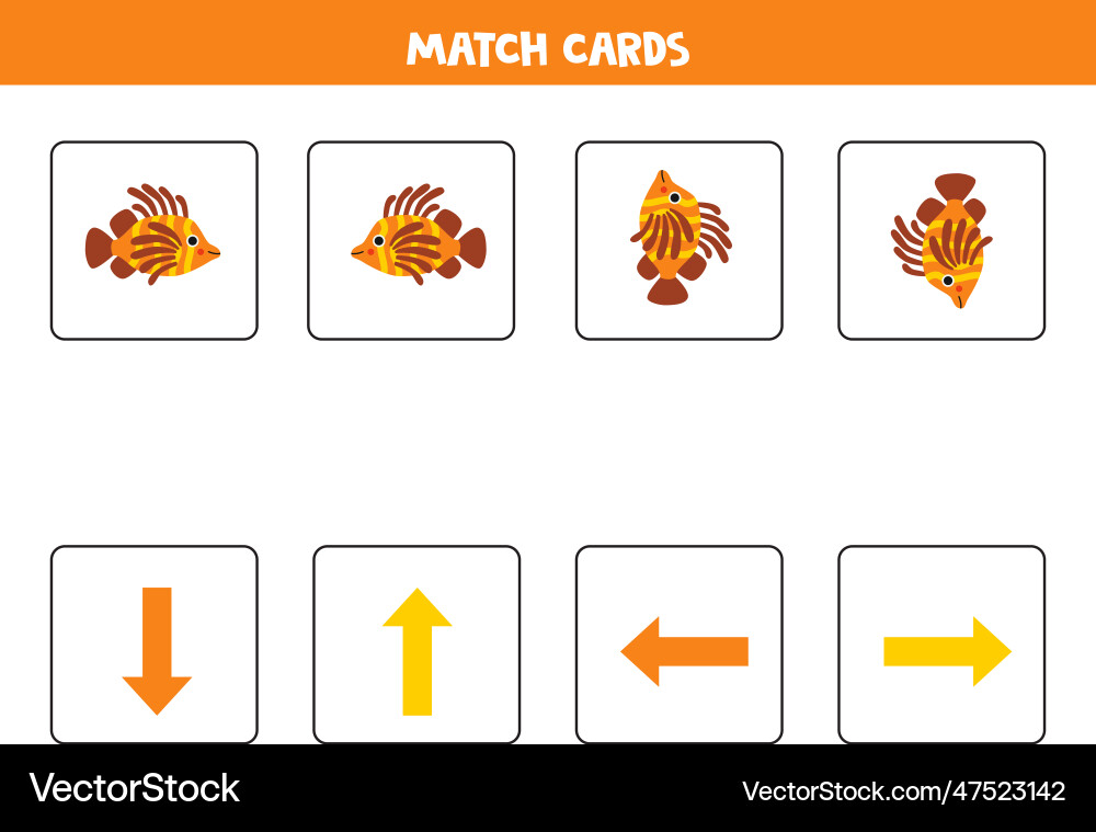 Left right up or down spatial orientation vector image