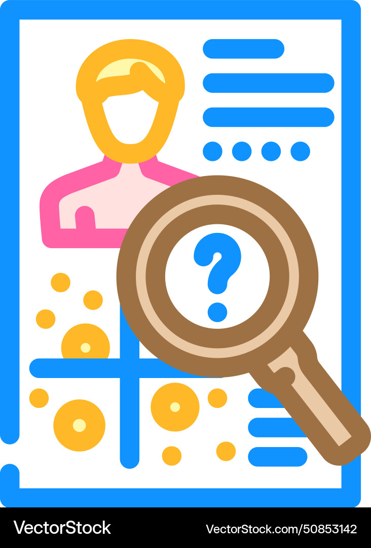 User research ux ui design color icon vector image