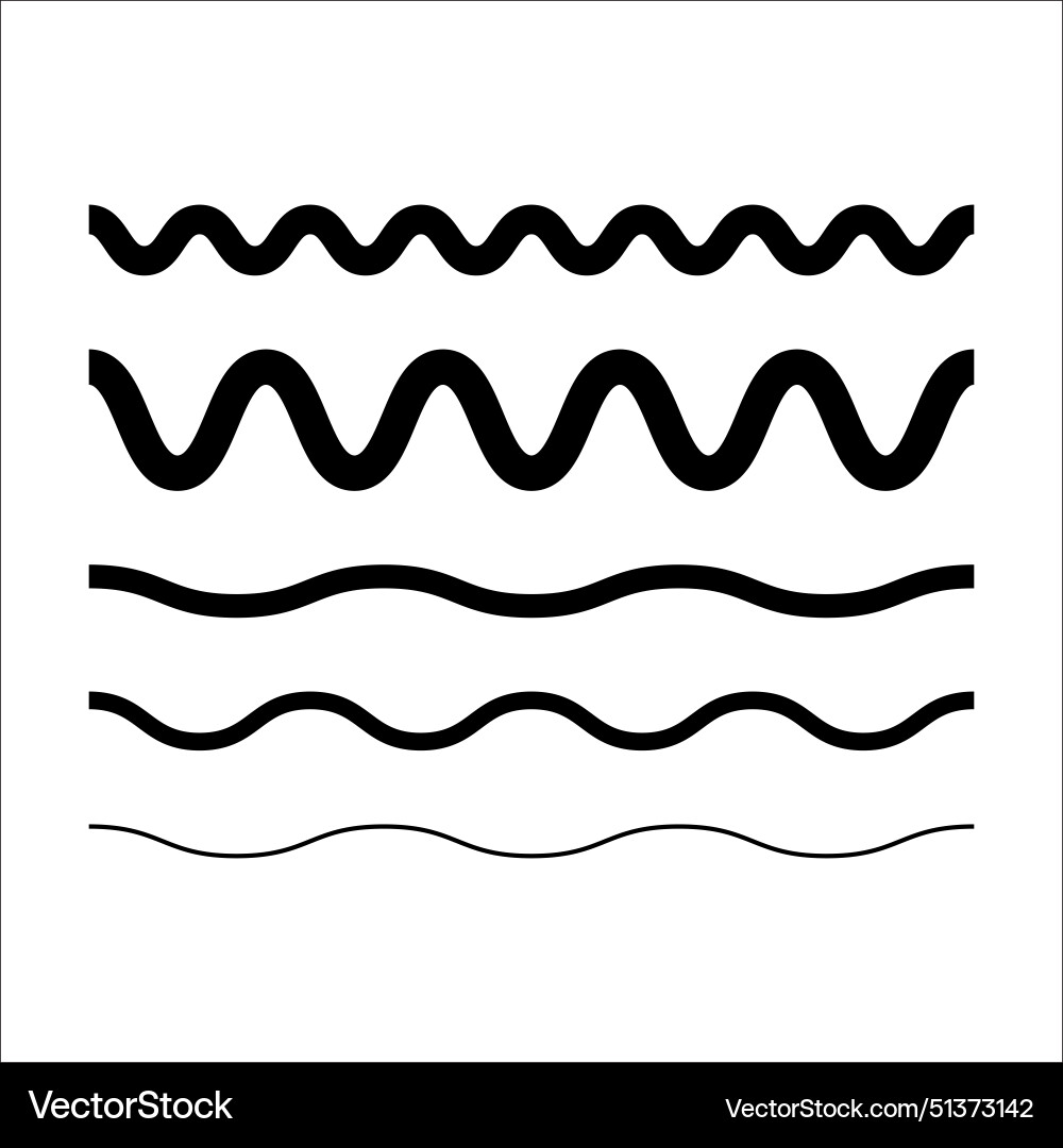 Wave line abstract zigzag curves seamless pattern Wave line abstract zigzag curves seamless pattern Vector Image